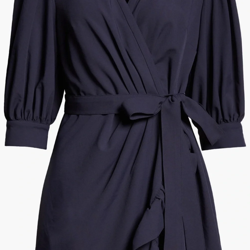 Cinq à Sept Navy Mini Dress - Picture 1 of 6